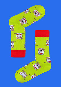 Коричневые JNRB: Носки Английский бульдог