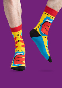 Цветные носки JNRB: Носки Языковые
