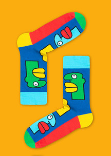 Синие JNRB: Носки Ботокс