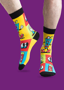 Цветные носки JNRB: Носки Человечек