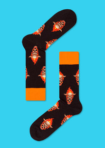 Цветные носки JNRB: Набор Много букв 7 пар