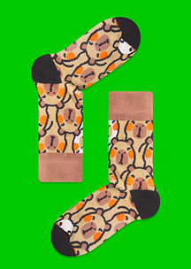 С морскими жителями JNRB: Носки Капибарная семья