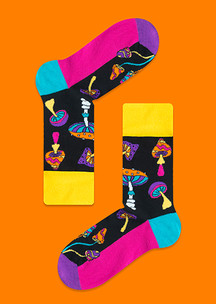 С едой и напитками JNRB: Носки Веселые грибы