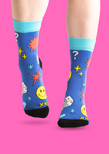 Цветные носки JNRB: Носки Опять Головоломка