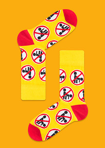 Оранжевые JNRB: Носки Я здесь главный