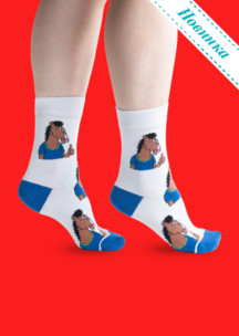 Цветные носки JNRB: Носки Телезвезда