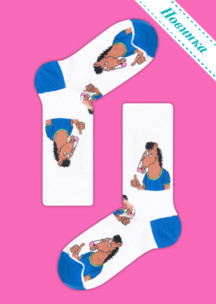 Новогодние носки JNRB: Носки Телезвезда