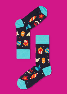 Цветные носки JNRB: Набор Новогодняя капибара