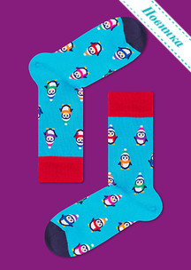 Цветные носки JNRB: Чемодан Новогодний с 21 парой Новый год 2026