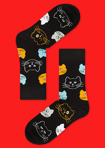 Черные JNRB: Носки Кис-Кис