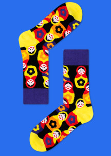 Цветные носки JNRB: Носки Матрешка