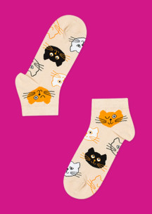 Цветные носки JNRB: Носки Добрые котики