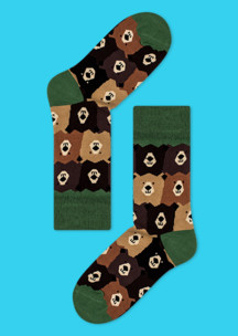 Look для всей семьи Таежный медведь JNRB: Носки Таёжный медведь