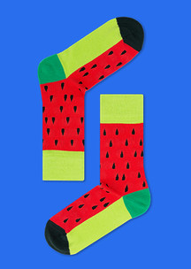 Вегетарианские JNRB: Носки Арбузные
